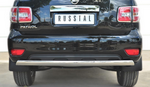 Защита заднего бампера D75хD42 (дуга) RUSSTAL для Nissan Patrol