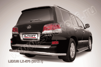 Защита заднего бампера d76 - ОбвесКарРу VIN: LLX570-12-012. 