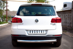 Защита заднего бампера D76 (дуга) RUSSTAL для Volkswagen Tiguan Track & Field (Track & Style)