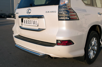 Защита заднего бампера D76 (дуга) RUSSTAL для Lexus GX460 - ОбвесКарРу VIN: LGXZ-001847. 