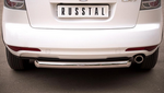 Защита заднего бампера D76 (дуга) RUSSTAL для Mazda CX-7