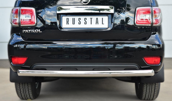 Защита заднего бампера D76 (дуга) RUSSTAL для Nissan Patrol - ОбвесКарРу VIN: PATZ-001733. 