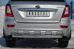 Защита заднего бампера D76 (дуга) RUSSTAL для Lifan X60