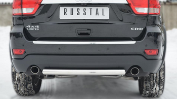 Защита заднего бампера D76 (дуга) RUSSTAL для Jeep Grand Cherokee - ОбвесКарРу VIN: JCOZ-002032. 