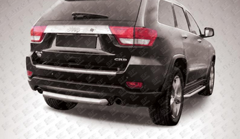 Защита заднего бампера d76 короткая SLITKOFF для Jeep Grand Cherokee - ОбвесКарРу VIN: JGCH011. 