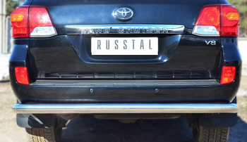 Защита заднего бампера D76 (секции) RUSSTAL для Toyota Land Cruiser 200 - ОбвесКарРу VIN: TLCZ-001645. 