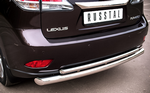 Защита заднего бампера D76xD42 с подъемом (дуга) RUSSTAL для Lexus RX350