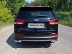 Защита заднего бампера для Kia Sorento Prime (2015-н.в.)