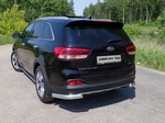 Защита заднего бампера для Kia Sorento Prime (2015-н.в.)
