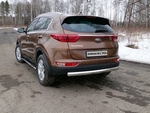 Защита заднего бампера для Kia Sportage (2016-н.в.)