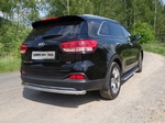 Защита заднего бампера для Kia Sorento Prime (2015-н.в.)