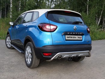 Защита заднего бампера для Renault Kaptur - ОбвесКарРу VIN: RENKAP16-30. 