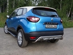 Защита заднего бампера для Renault Kaptur