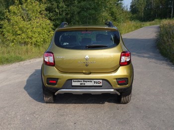 Защита заднего бампера для Renault Sandero Stepway - ОбвесКарРу VIN: RENSANST15-12. 