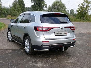 Защита заднего бампера для Renault Koleos - ОбвесКарРу VIN: RENKOL17-37. 