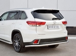 Защита заднего бампера для Toyota Highlander