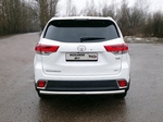 Защита заднего бампера для Toyota Highlander