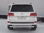 Защита заднего бампера для Toyota Land Cruiser 200 Excalibur