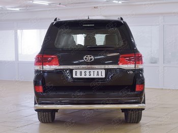 Защита заднего бампера для Toyota Land Cruiser 200 Executive - ОбвесКарРу VIN: TLCZ-002564. 