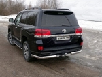 Защита заднего бампера для Toyota Land Cruiser 200 Executive