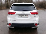 Защита заднего бампера для Toyota Highlander