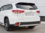 Защита заднего бампера для Toyota Highlander