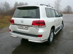 Защита заднего бампера для Toyota Land Cruiser 200