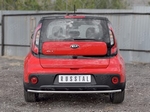 Защита заднего бампера Russtal для Kia Soul (2017-н.в.)