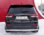 Защита заднего бампера Russtal для Kia Sorento Prime (2015-н.в.)