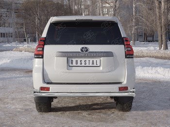 Защита заднего бампера Russtal для Toyota Land Cruiser Prado 150 - ОбвесКарРу VIN: LCPZ-002868. 