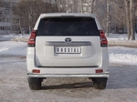 Защита заднего бампера Russtal для Toyota Land Cruiser Prado 150
