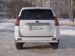 Защита заднего бампера Russtal для Toyota Land Cruiser Prado 150