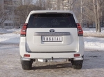 Защита заднего бампера Russtal для Toyota Land Cruiser Prado 150