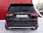 Защита заднего бампера Russtal для Kia Sorento Prime (2015-н.в.)