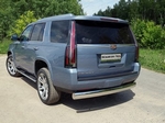 Защита заднего бампера TCC для Cadillac Escalade
