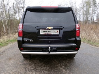 Защита заднего бампера TCC для Chevrolet Tahoe - ОбвесКарРу VIN: CHEVTAH16-20. 