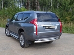 Защита заднего бампера TCC для Mitsubishi Pajero Sport