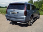Защита заднего бампера TCC для Cadillac Escalade