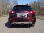 Защита заднего бампера TCC для Infiniti QX50