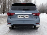 Защита заднего бампера TCC для Infiniti QX60
