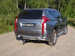 Защита заднего бампера TCC для Mitsubishi Pajero Sport