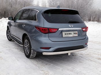Защита заднего бампера TCC для Infiniti QX60 - ОбвесКарРу VIN: KIAMOH17-24. 
