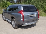 Защита заднего бампера TCC для Mitsubishi Pajero Sport