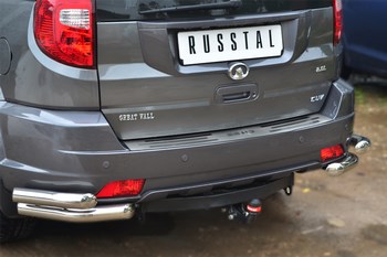 Защита заднего бампера уголки d63/d63 - ОбвесКарРу VIN: 6562 / GH3Z-001411. 