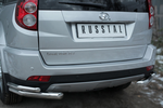 Защита заднего бампера уголки D63(секции) D42 (секции) RUSSTAL для Great Wall Hover H3