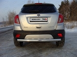 Защита задняя центральная (d=75х42 мм) для Opel Antara