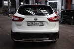 Защита задняя двойная D 60,3х42,4 для Nissan Qashqai
