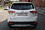 Защита задняя двойная D 60,3х42,4 для Toyota Highlander