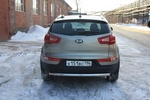 Защита задняя (ОВАЛ) D 75х42 для Kia Sportage