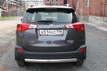 Защита задняя (ОВАЛ) D 75х42 для Toyota RAV4